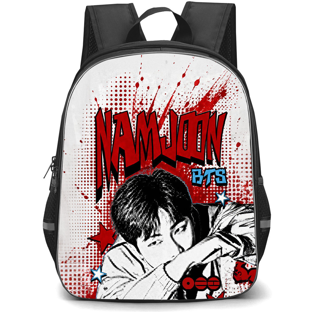 BTS NAM-JOON Backpack School Bag StudentPack - NAM-JOON 2026 Arirang World Tour Pop Art Poster