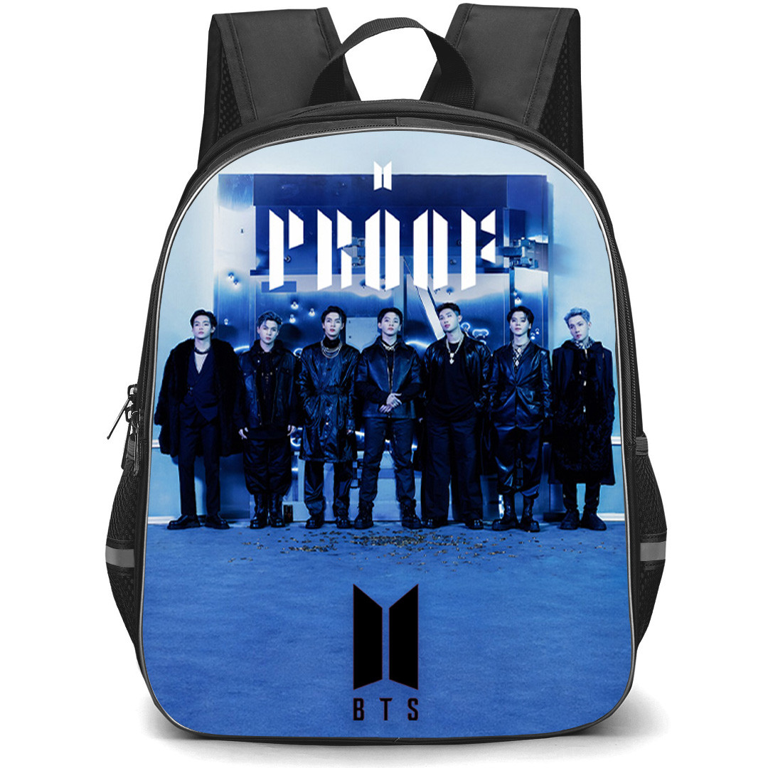 BTS Backpack School Bag StudentPack - BTS Proof Album Group Shot Poster