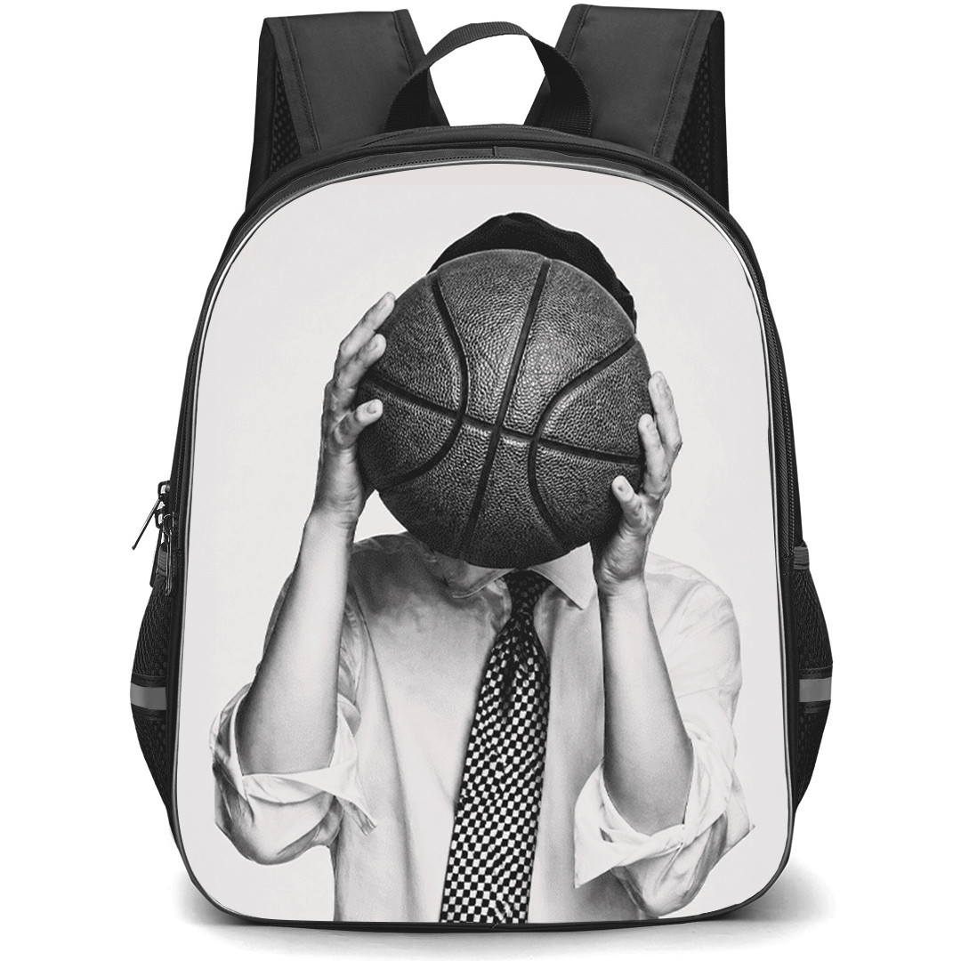 BTS SUGA Backpack School Bag StudentPack - SUGA Minimal Monochrome Portrait Poster