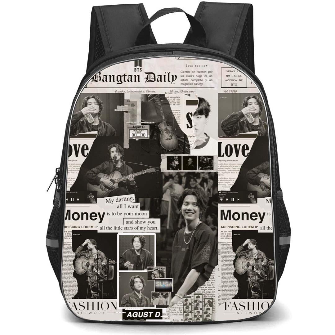 BTS Backpack StudentPack - BTS Army NewspaperCollagePoster