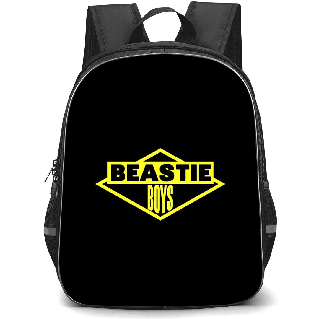 Beastie Boys Backpack School Bag StudentPack - Series Logo In Black Background