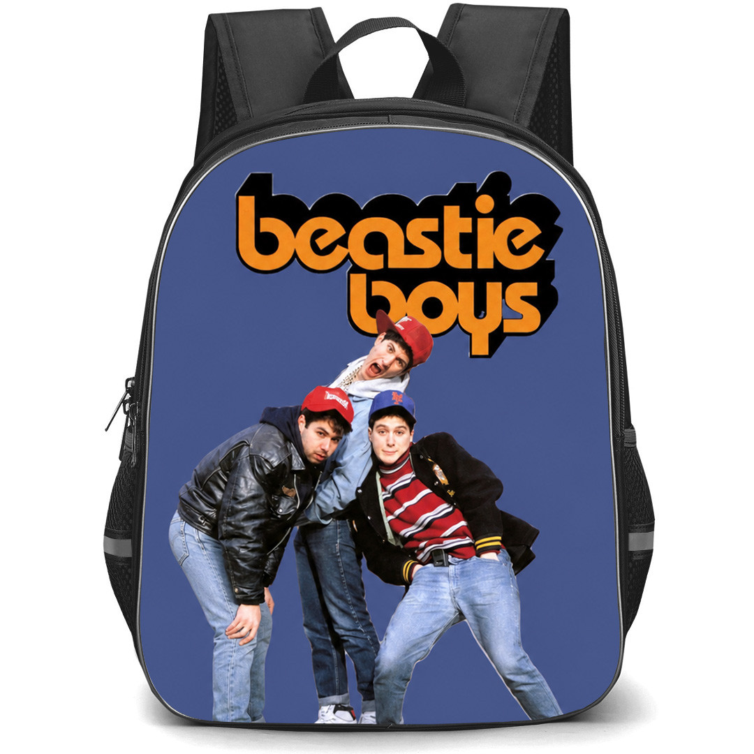 Beastie Boys Backpack School Bag StudentPack - Silly Pose In Blue Background