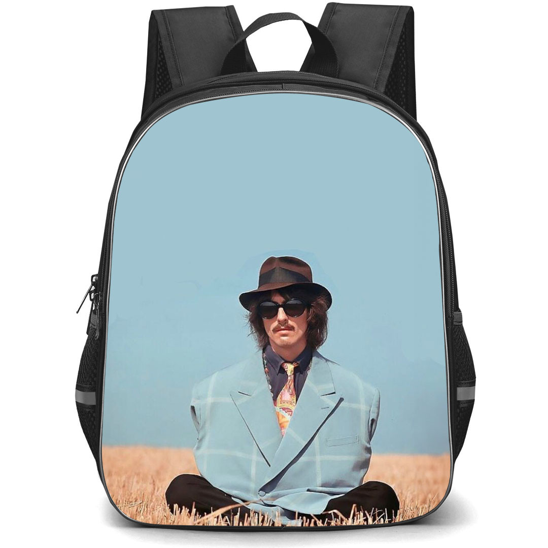 The Beatles George Harrison Backpack StudentPack - The Beatles George Harrison Magical Mystery Tour 1967 Poster