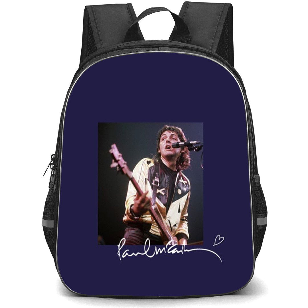 The Beatles Paul McCartney Backpack StudentPack - The Beatles Paul McCartney Performs And Sign Poster