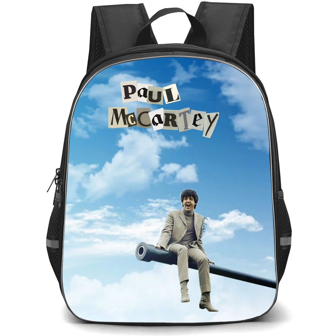 The Beatles Paul McCartney Backpack StudentPack - The Beatles Paul McCartney Wings Poster