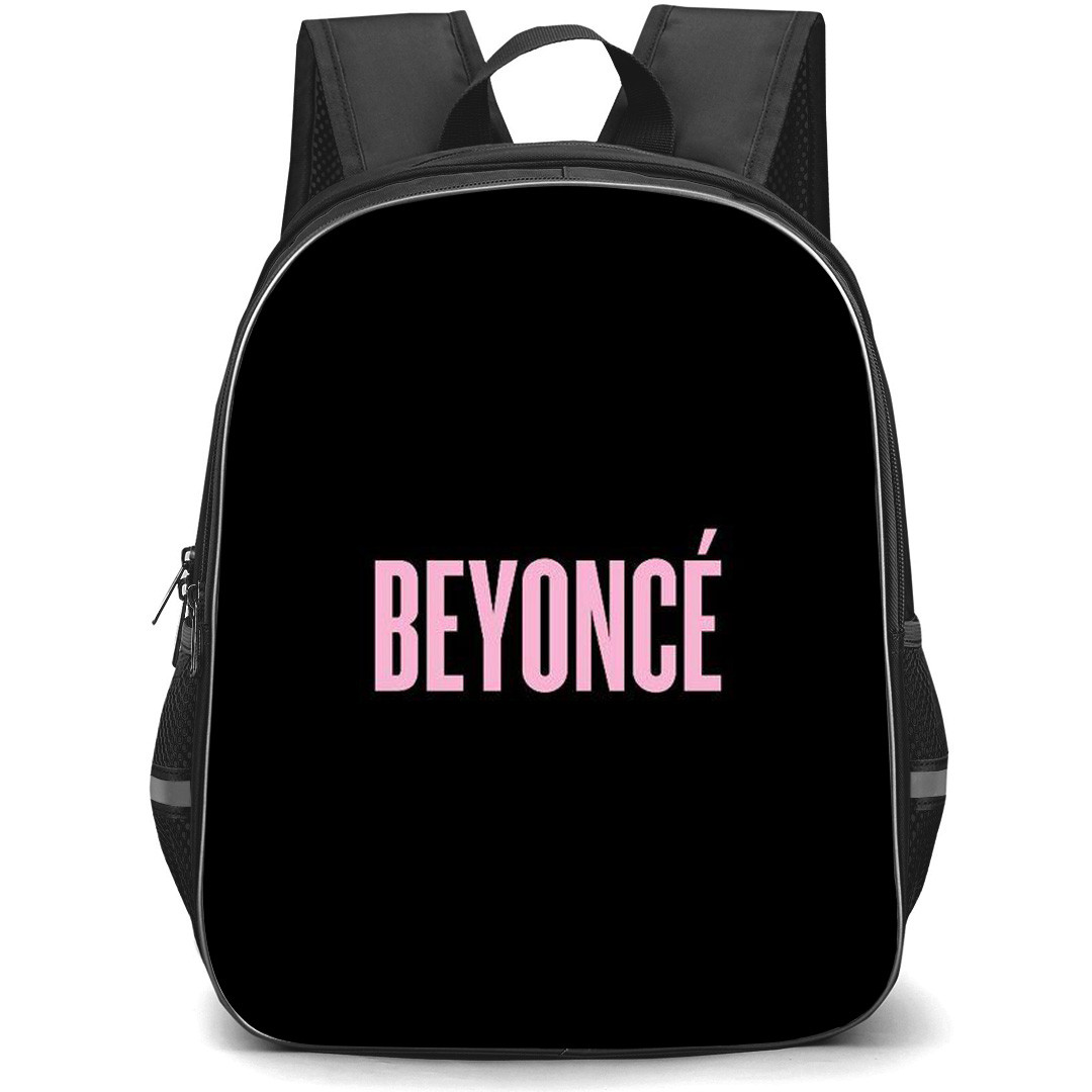 Beyonce Backpack StudentPack - Beyonce Pink Logo On Black Background