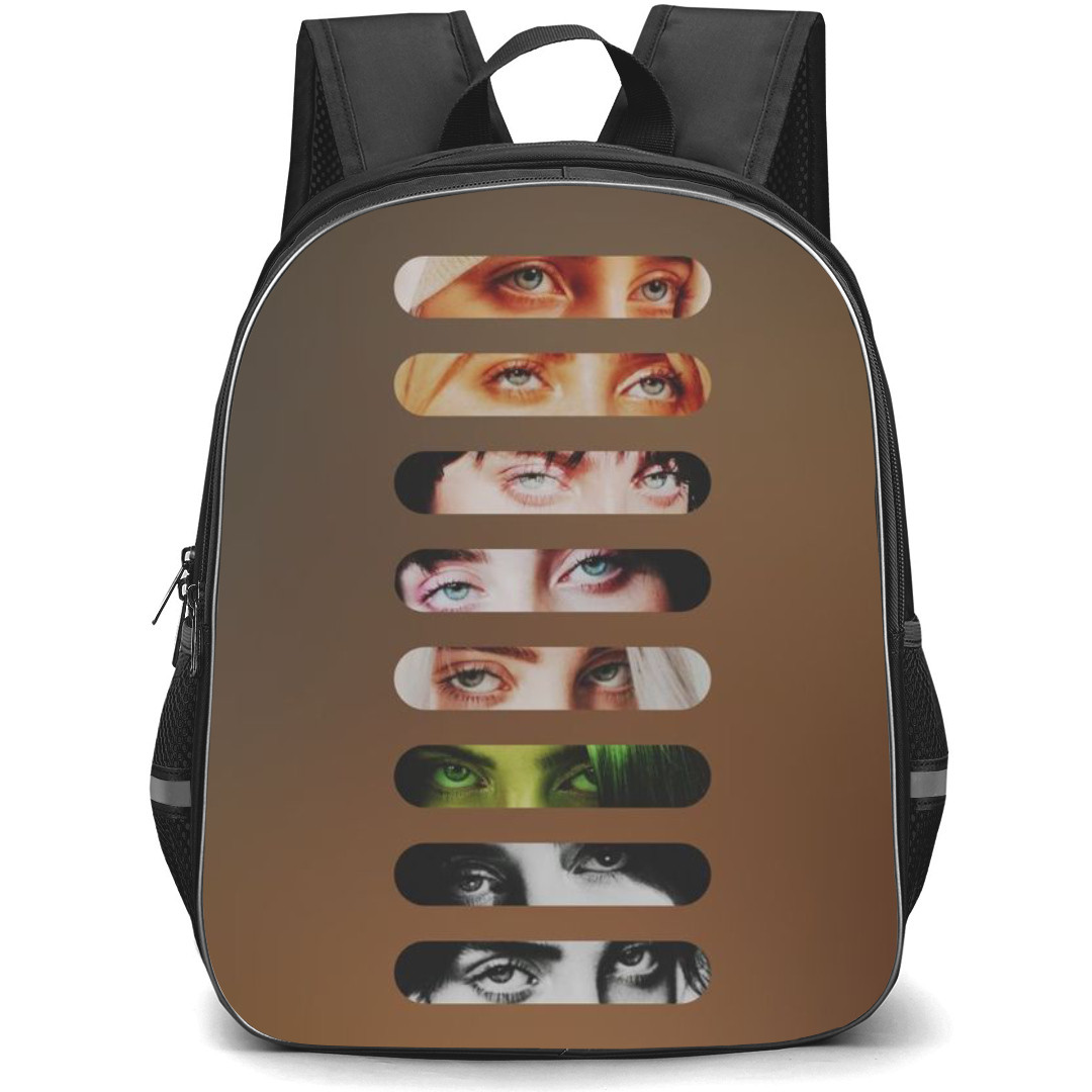 Billie Eilish Backpack StudentPack - Billie Eilish Aesthetic Eyes Poster