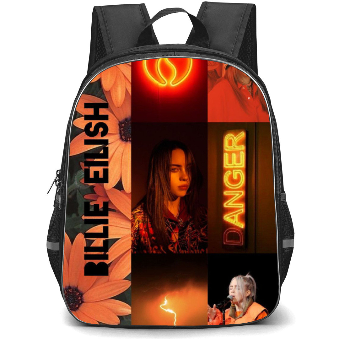 Billie Eilish Backpack Student Pack - Danger Portrait Collage