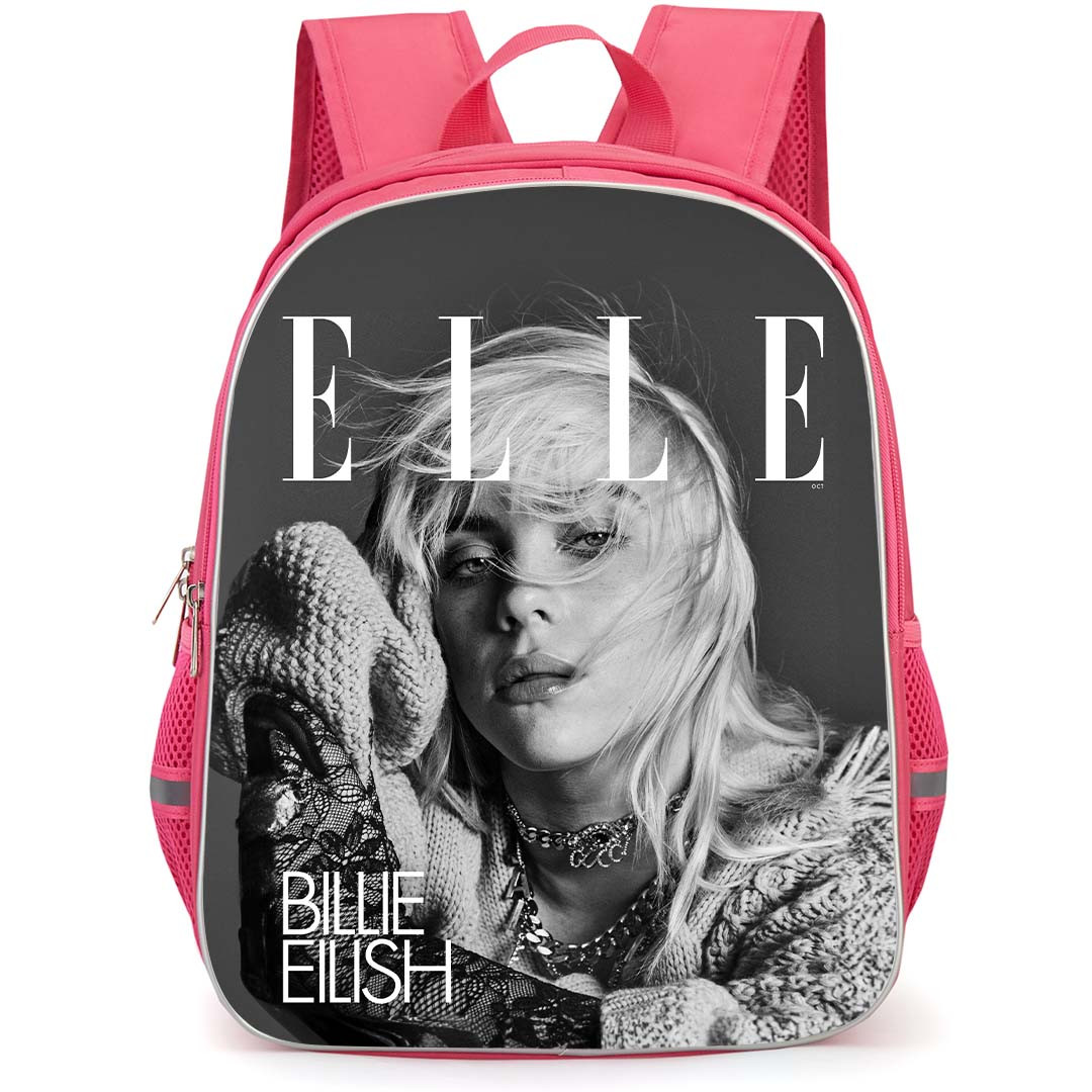 Billie Eilish Beyonce Backpack StudentPack - Billie Eilish Grayscale Portrait Poster