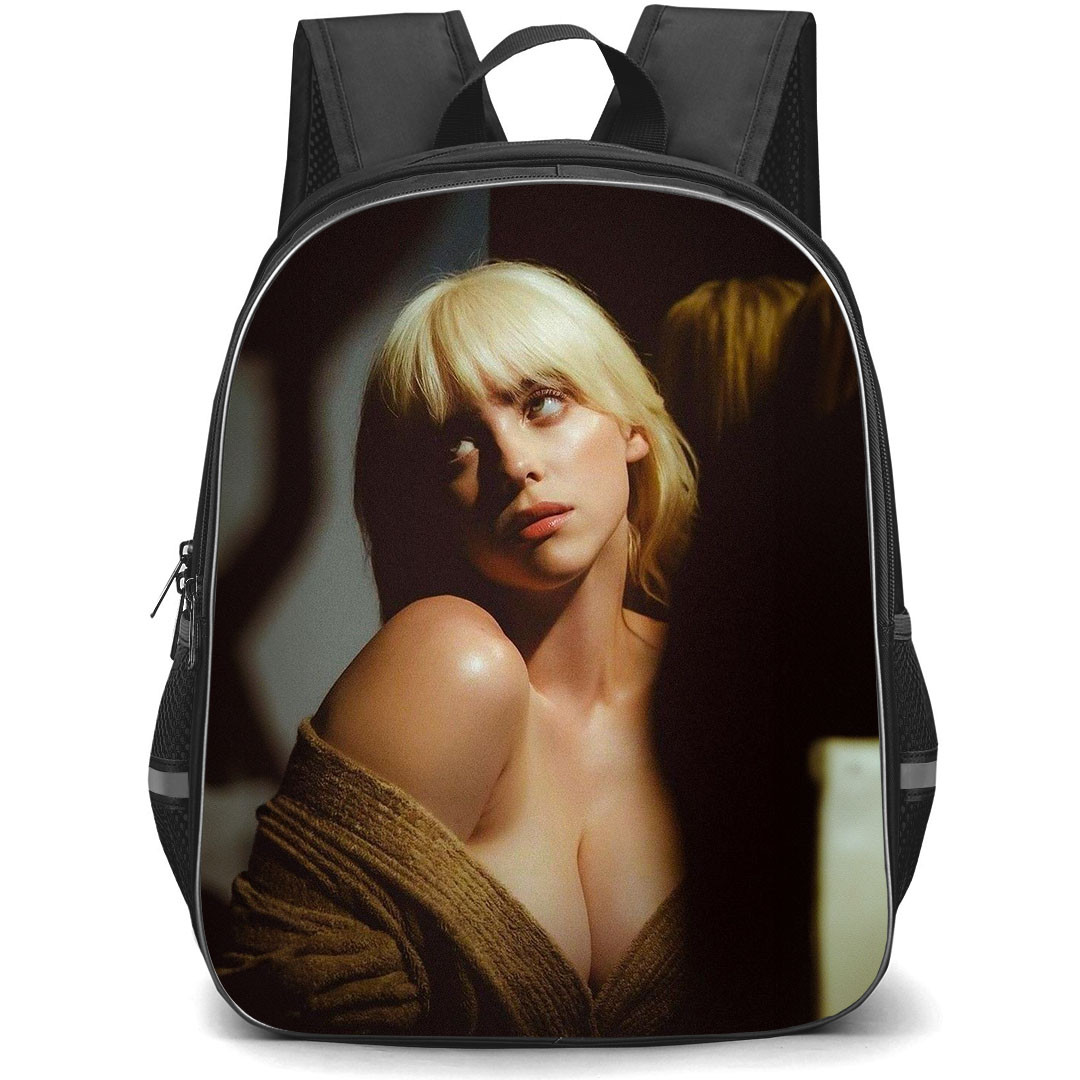 Billie Eilish Beyonce Backpack StudentPack - Billie Eilish Most Iconic Side Portrait Poster