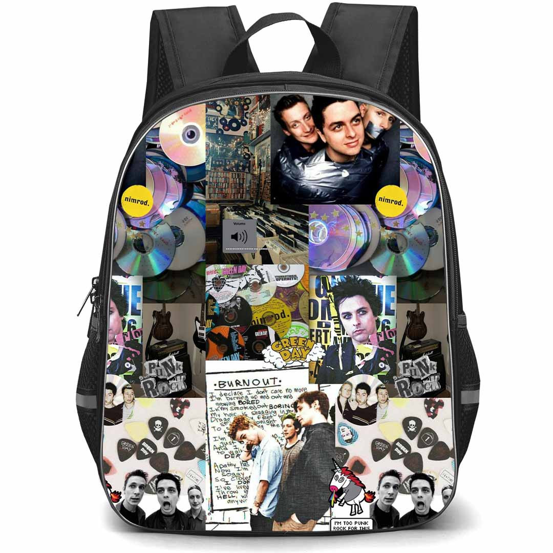 Billie Joe Armstrong Backpack StudentPack - Billie Joe Armstrong Green Day Collage Poster