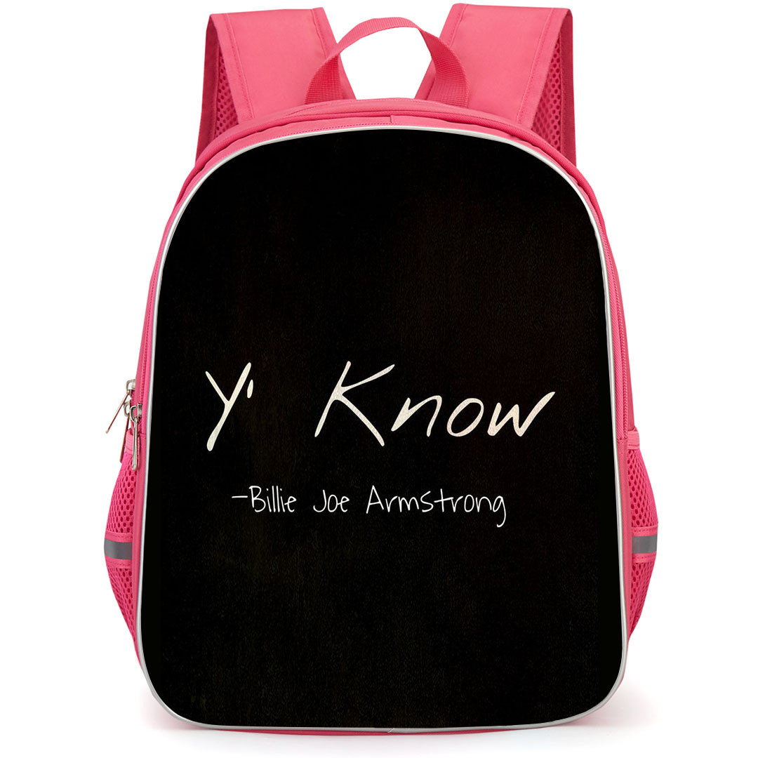 Billie Joe Armstrong Backpack StudentPack - Billie Joe Armstrong Y Know Black Poster