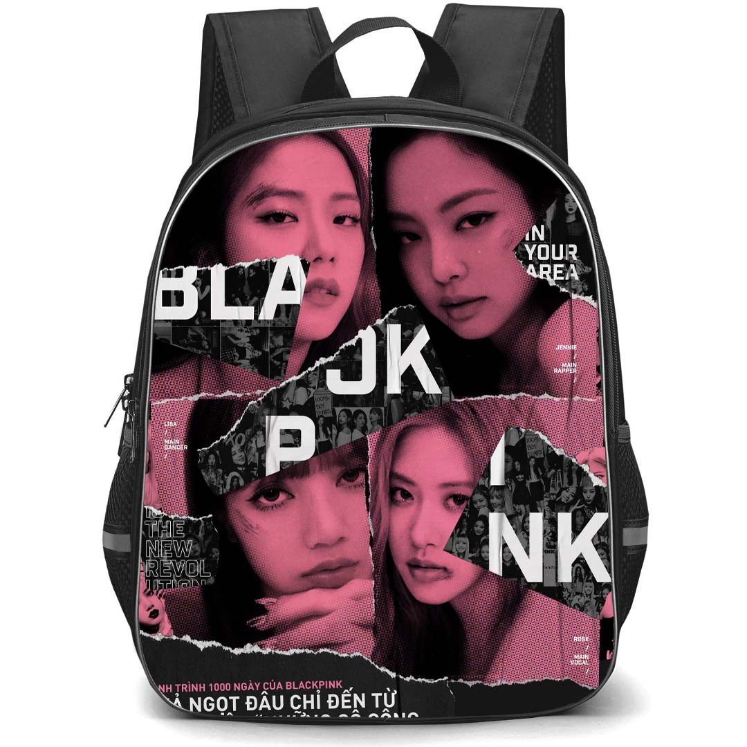 Blackpink Backpack StudentPack - Blackpink Member Tron Poster