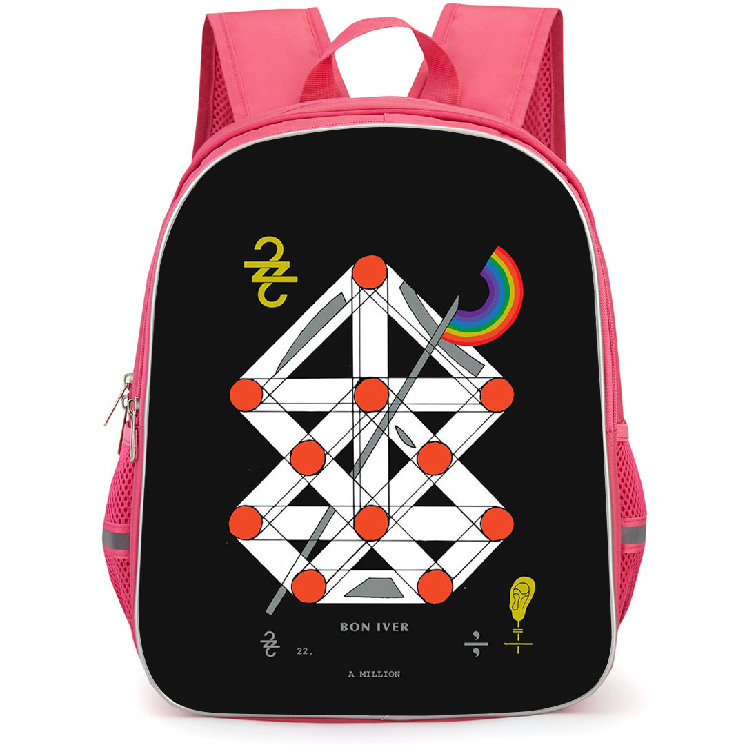 Bon Iver Backpack StudentPack - Bon Iver 22 A Millon Illustration Art