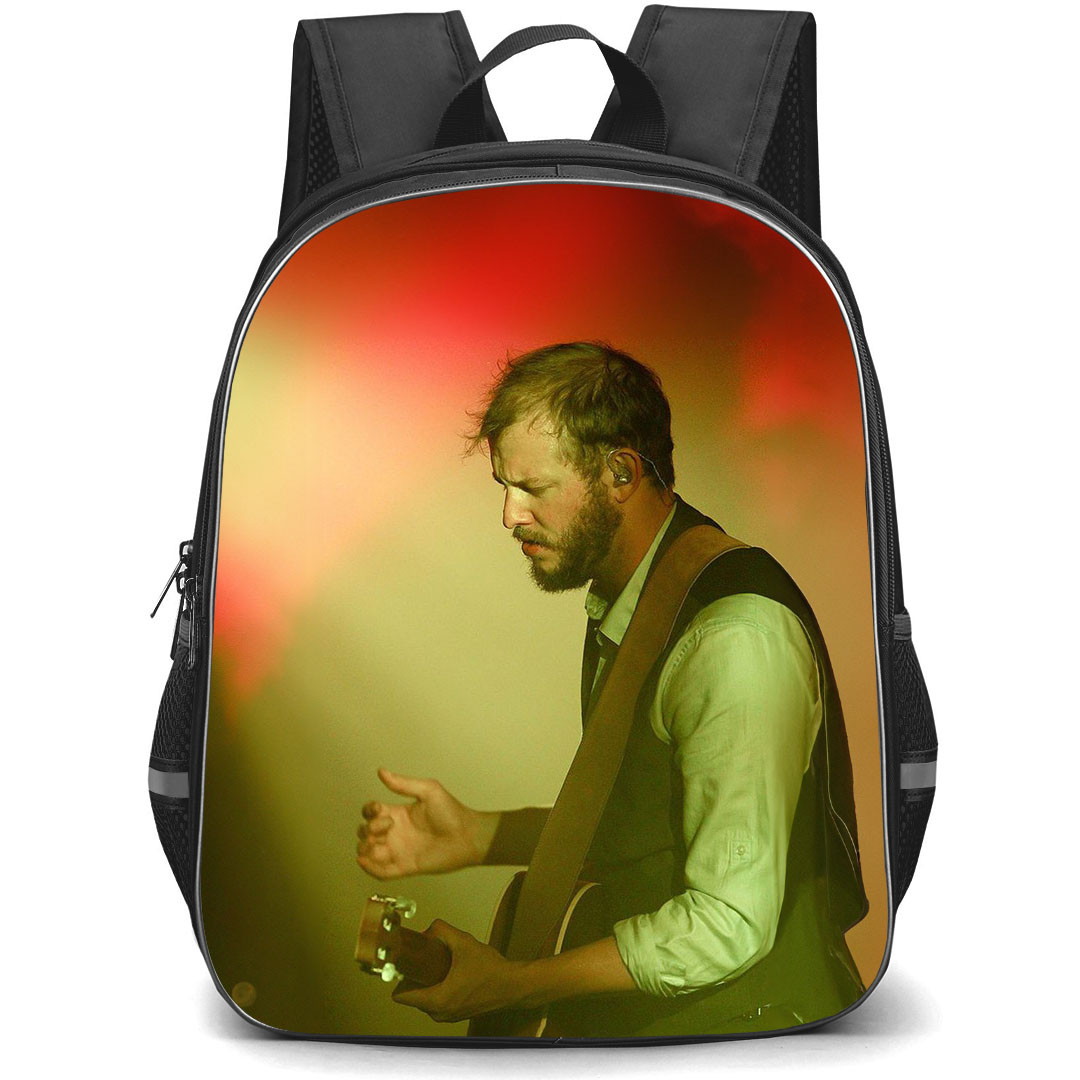 Bon Iver Backpack StudentPack - Bon Iver Side Portrait Poster