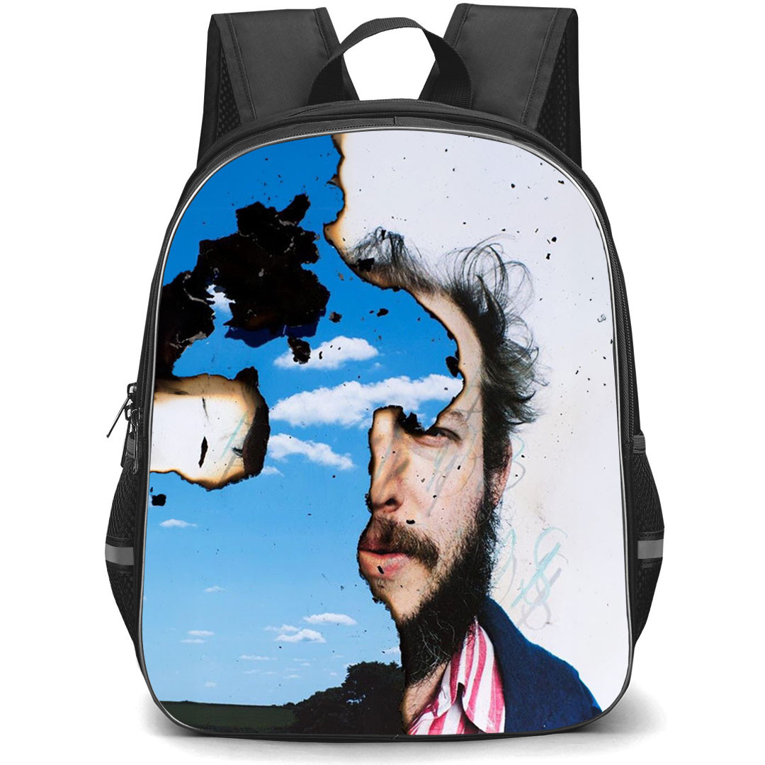 Bon Iver Vernon Backpack StudentPack - Bon Iver Justin Vernon Picturing The Man Who Was Not There Poster