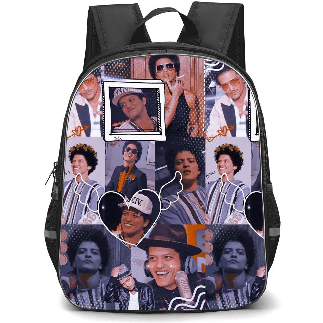 Bruno Mars Backpack StudentPack - Bruno Mars Collage Poster