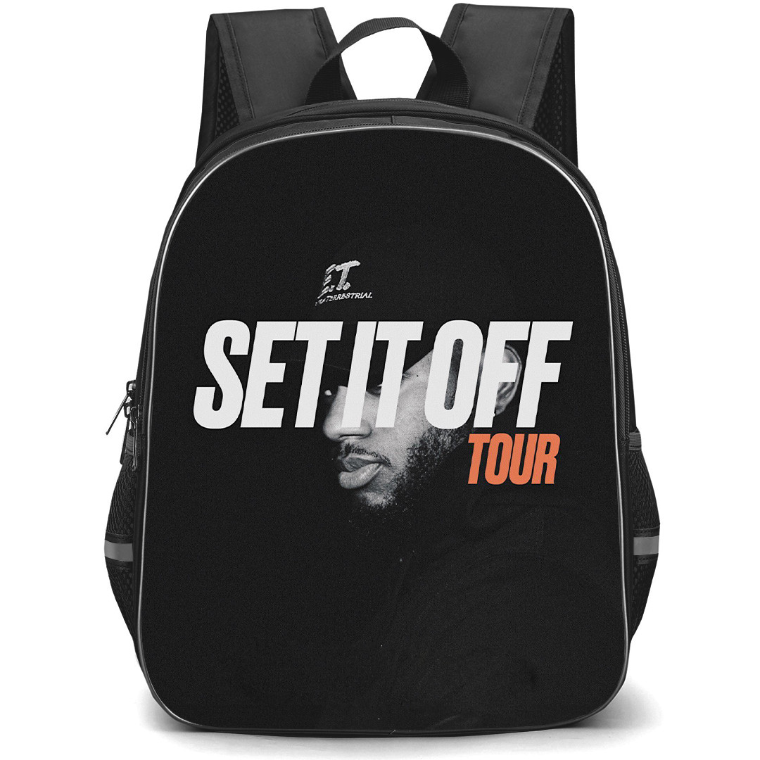 Bryson Tiller Backpack StudentPack - Bryson Tiller Set It Off Tour Poster