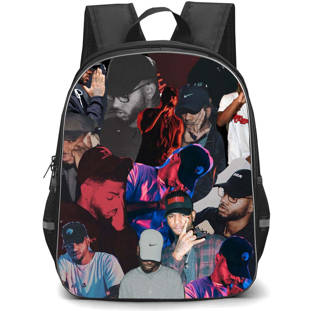 Bryson Tiller Backpack StudentPack - Bryson Tiller Young Picture Collage