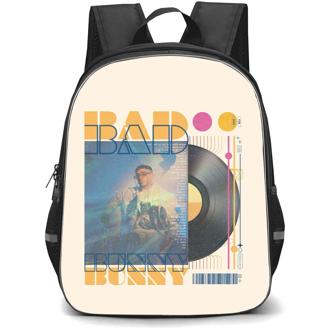 Bad Bunny Backpack StudentPack - Bad Bunny Album Cover Design Poster