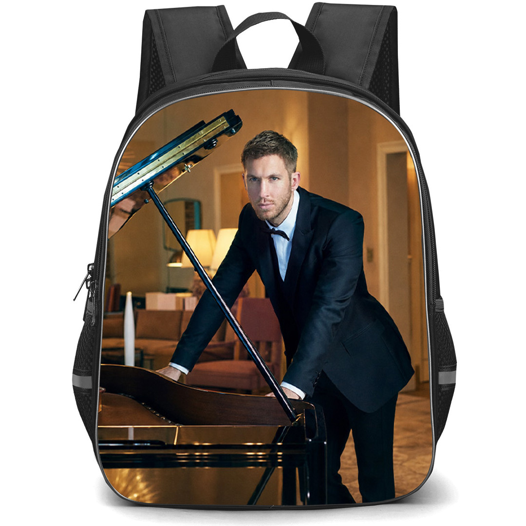 Calvin Harris Backpack School Bag StudentPack - Calvin Harris Grand Piano Fashion Photography Poster