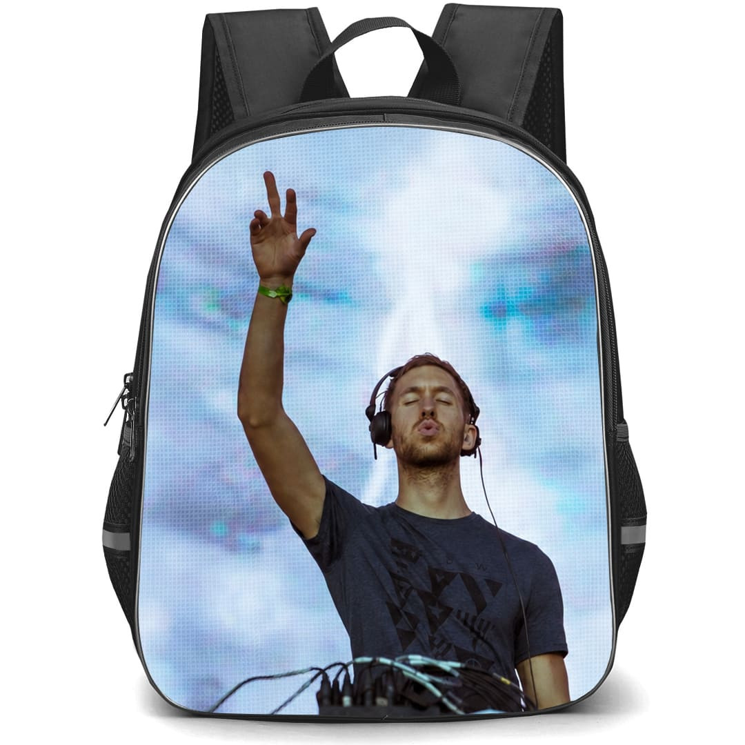 Calvin Harris Backpack School Bag StudentPack - Calvin Harris Live Music Festival Stage Photography Poster