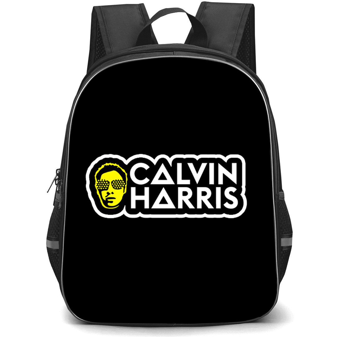 Calvin Harris Backpack School Bag StudentPack - Calvin Harris Yellow Head Sticker