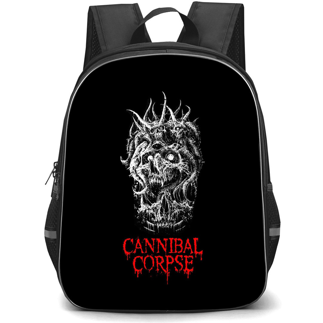 Cannibal Corpse Backpack School Bag StudentPack - Cannibal Corpse Creature Logo