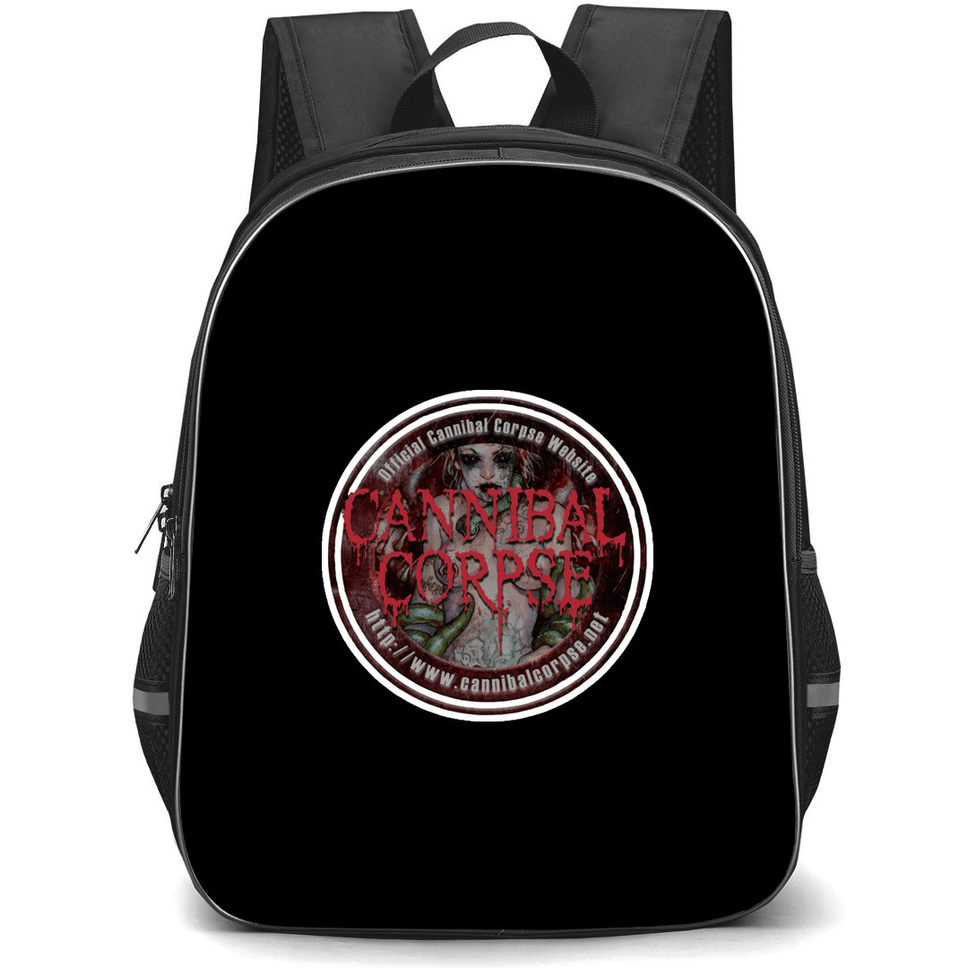 Cannibal Corpse Backpack School Bag StudentPack - Cannibal Corpse Red Logo