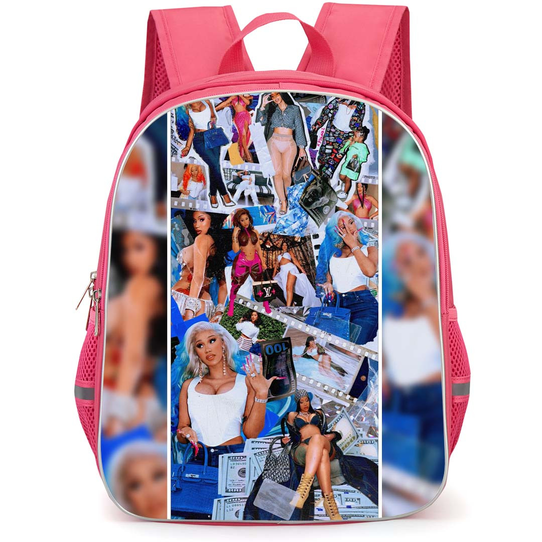 Cardi B Backpack StudentPack - Cardi B Collage Poster