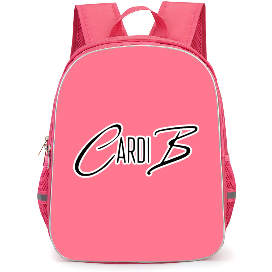 Cardi B Backpack School Bag StudentPack - Cardi B Handwriting Logo Sticker