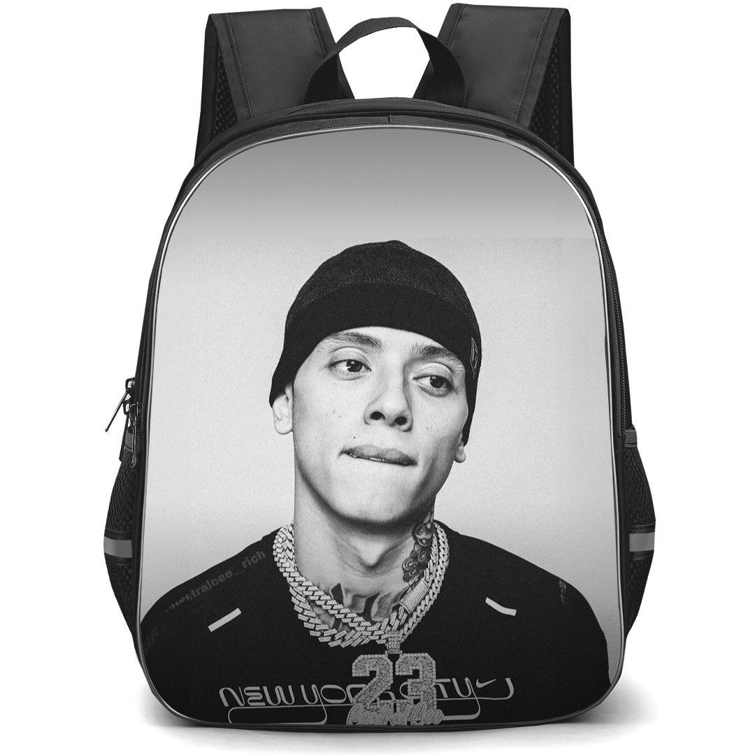 Central Cee Backpack StudentPack - Central Cee Grayscale Portrait