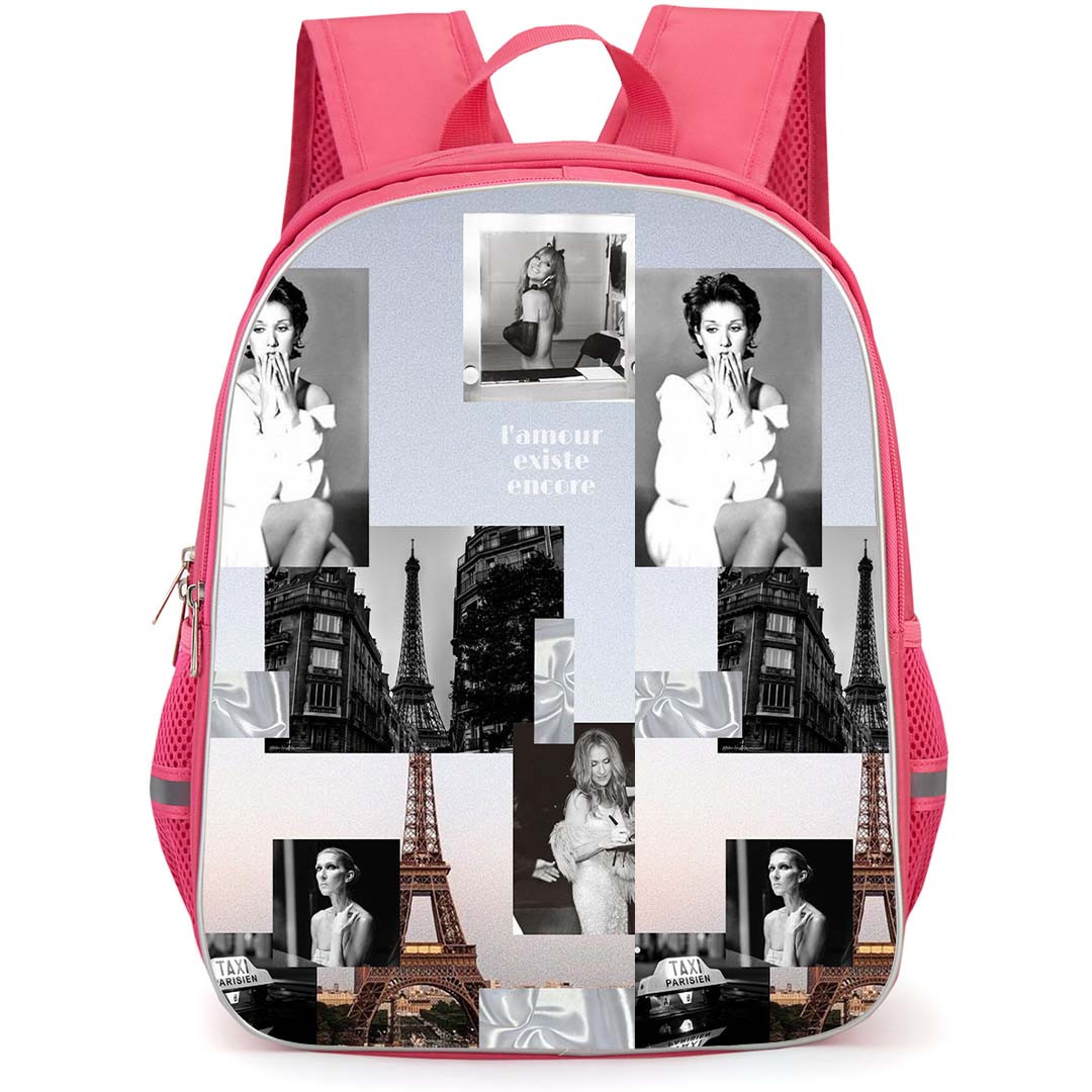 Celine Dion Backpack StudentPack - Celine Dion Black And White Picture Poster