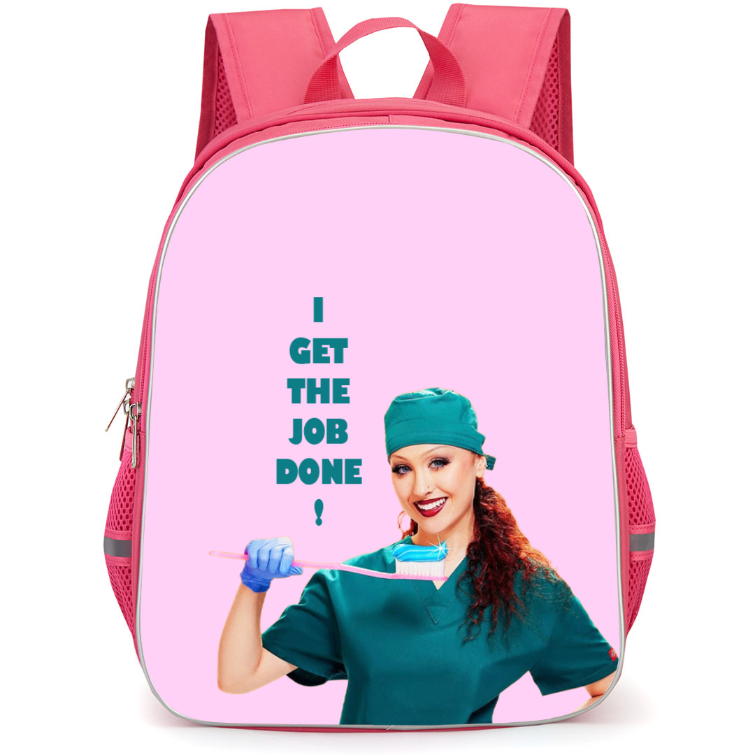 Chappell Roan Backpack StudentPack - Chappell Roan The Giver Dentist Pink Background