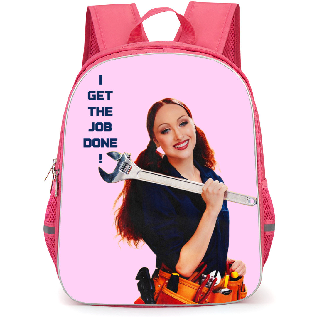 Chappell Roan Backpack StudentPack - Chappell Roan The Giver Detective Pink Background