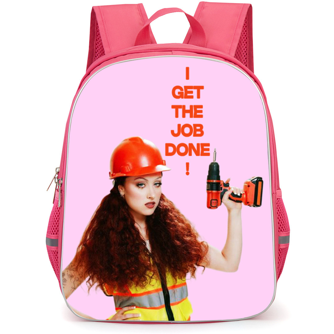 Chappell Roan Backpack StudentPack - Chappell Roan The Giver Detective Pink Background