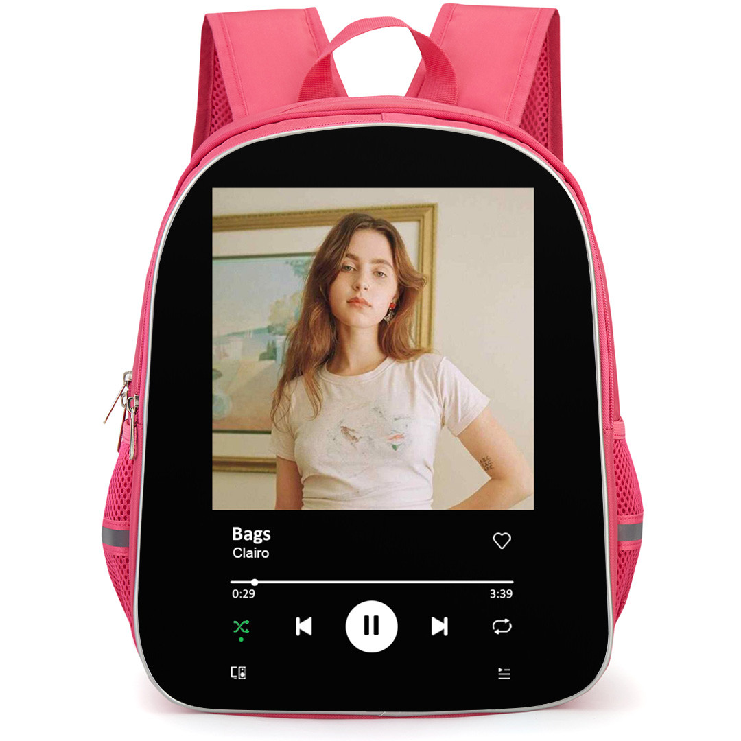 Clairo Backpack School Bag StudentPack - Clairo Bags Cover Spotify Library Poster
