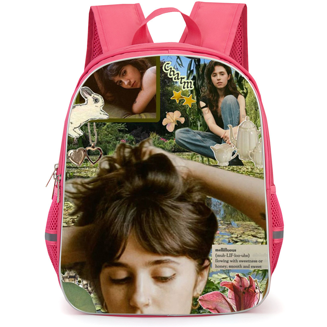 Clairo Backpack School Bag StudentPack - Clairo Green Tone Collage Poster