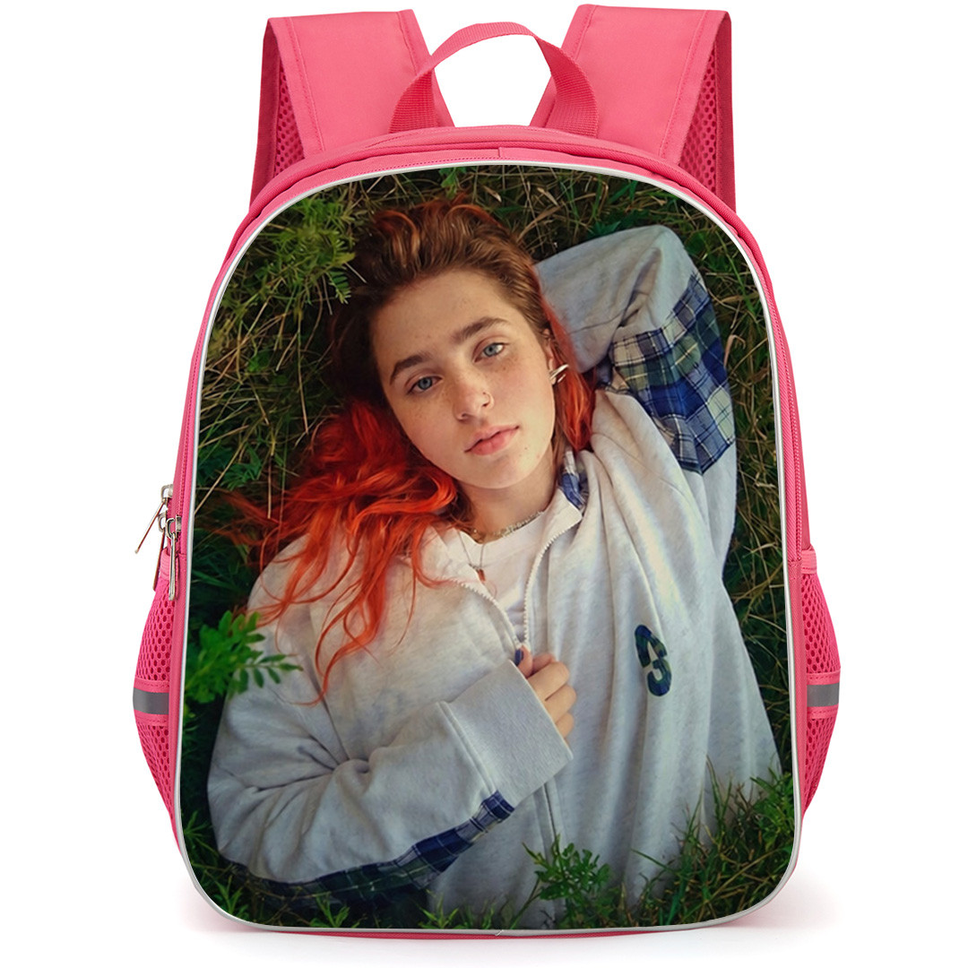 Clairo Backpack School Bag StudentPack - Clairo Lays On Grass Poster