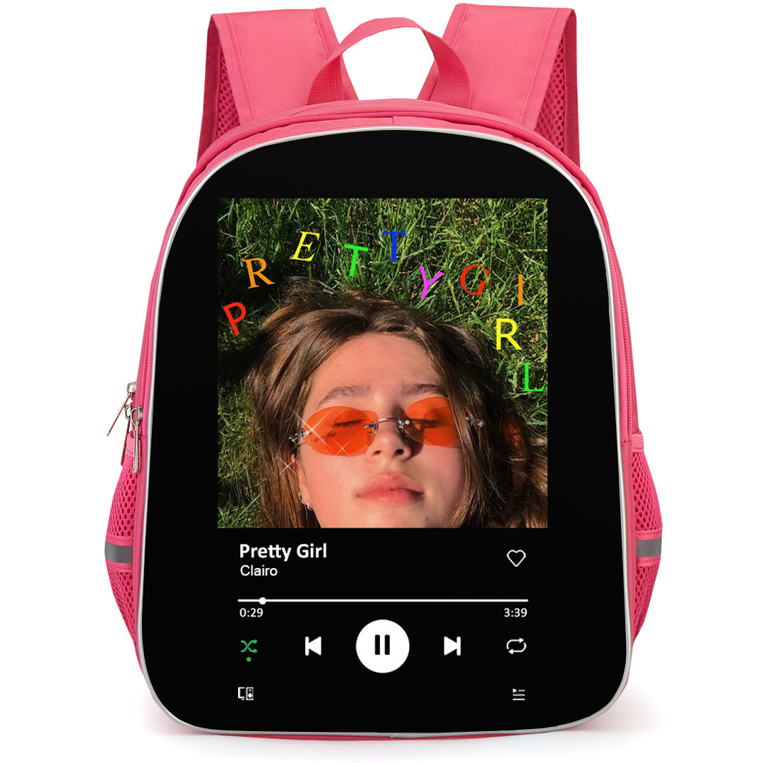 Clairo Backpack School Bag StudentPack - Clairo Pretty Girl Cover Spotify Library Poster