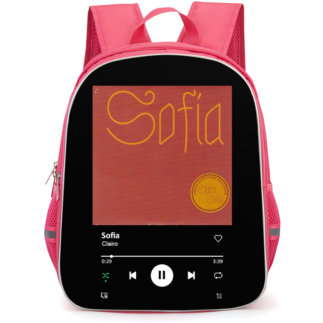 Clairo Backpack School Bag StudentPack - Clairo Sofia Album Cover Spotify Library Poster
