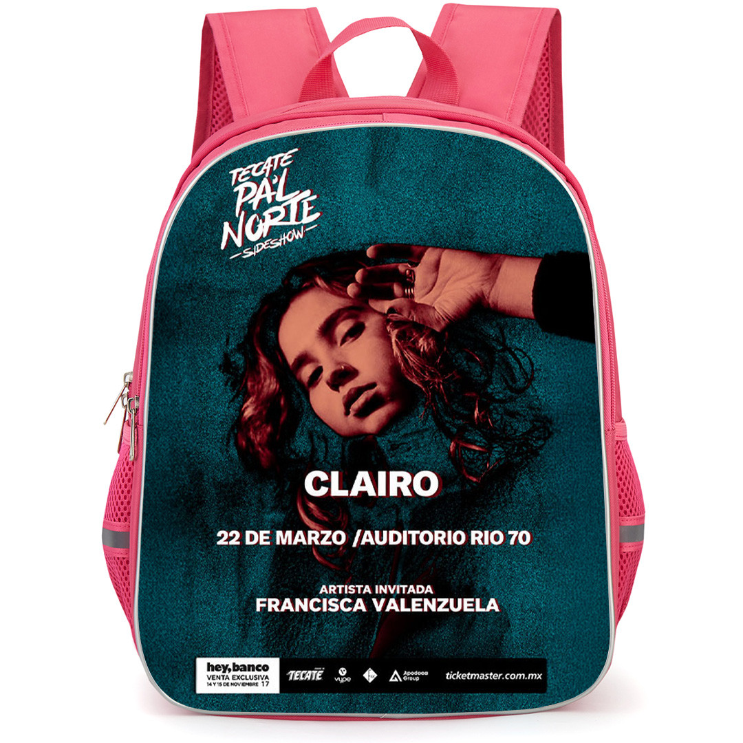 Clairo Backpack School Bag StudentPack - Clairo South America Tour Poster