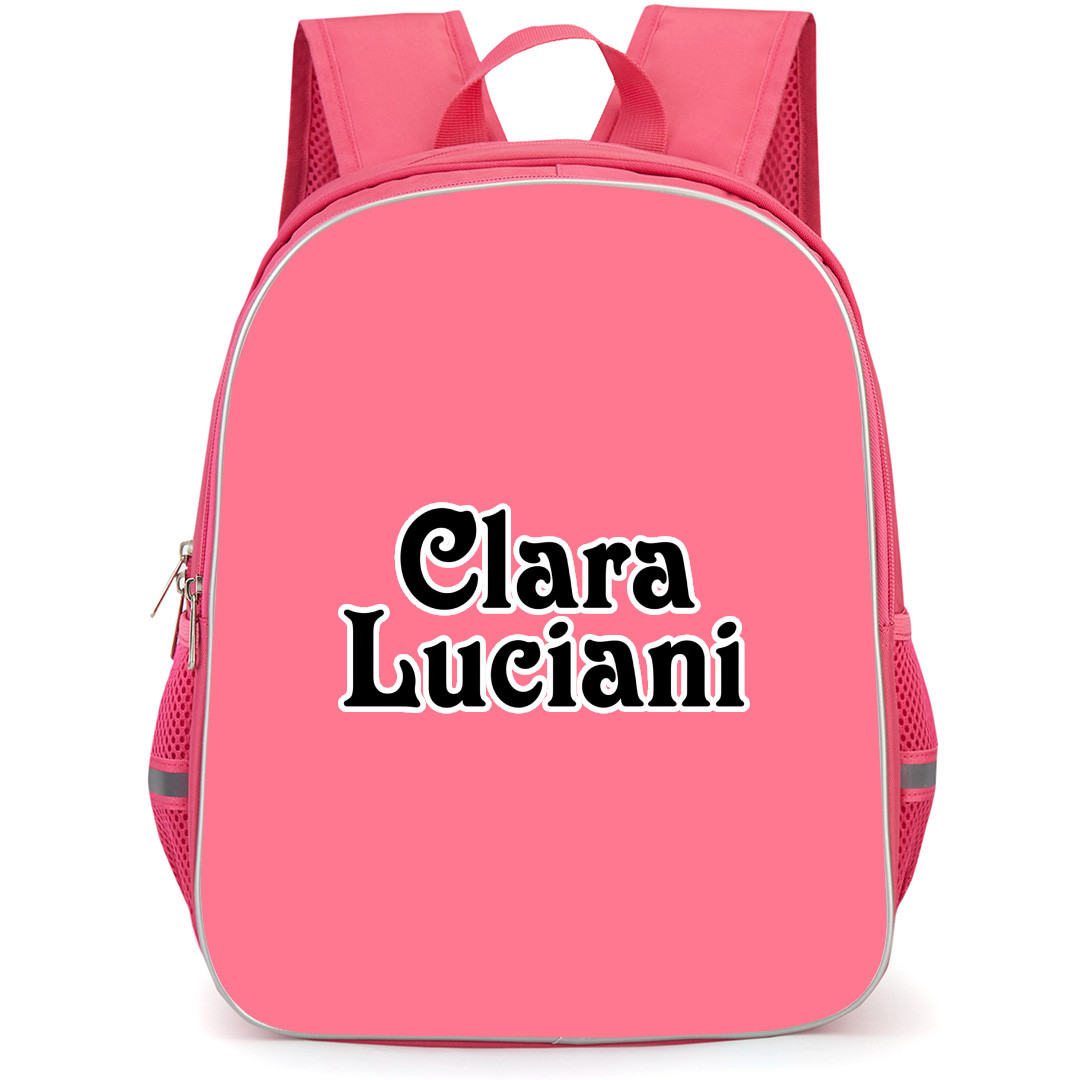 Clara Luciani Backpack School Bag StudentPack - Clara Luciani Black Logo