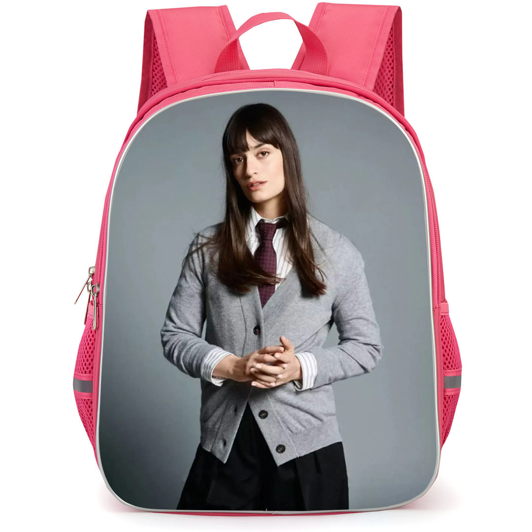Clara Luciani Backpack School Bag StudentPack - Clara Luciani Elle France Magazine Wearing Blazer