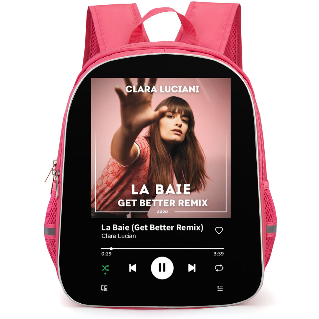 Clara Luciani Backpack School Bag StudentPack - Clara Luciani La Baie Get Better Remix Cover Art