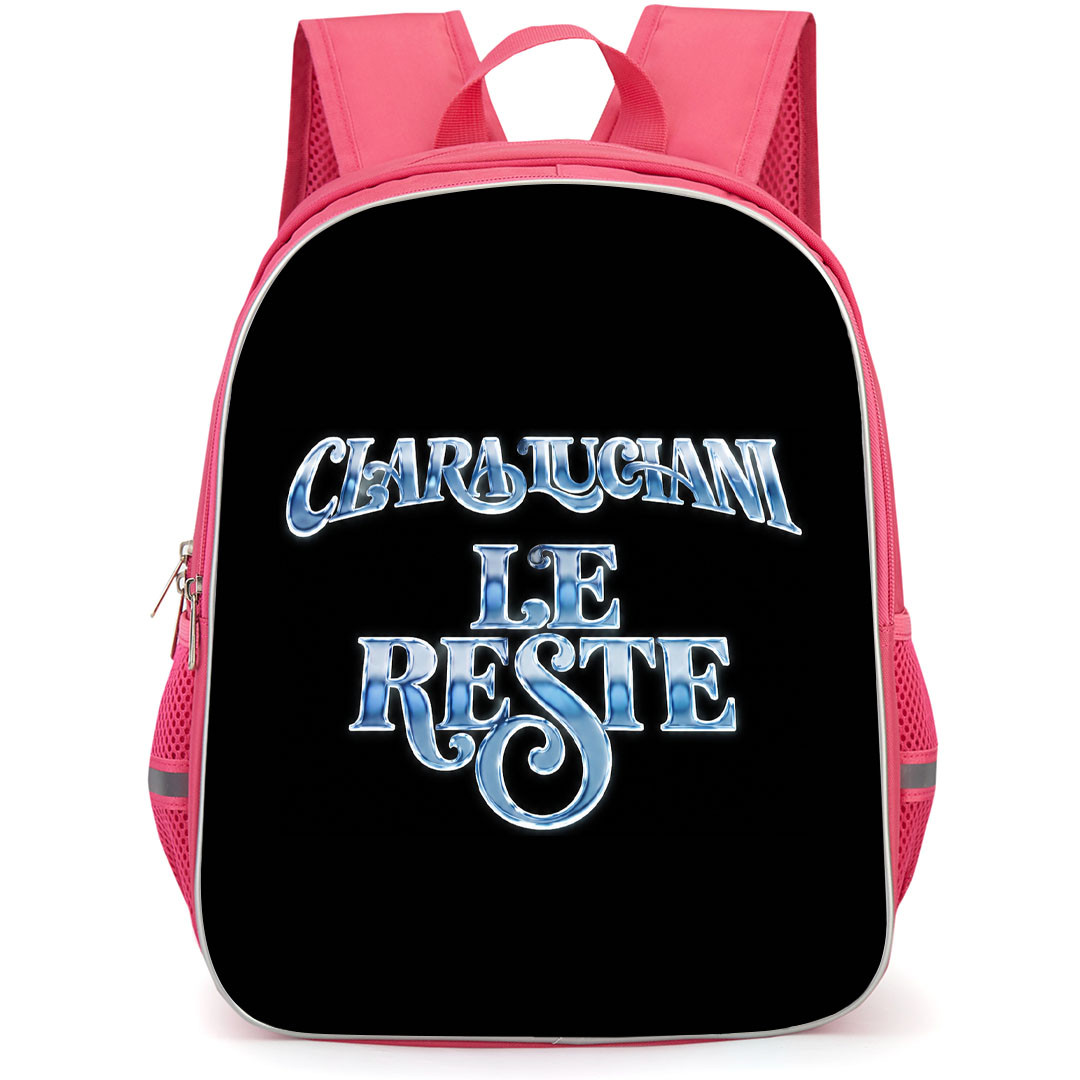 Clara Luciani Backpack School Bag StudentPack - Clara Luciani Le Reste Blue Logo