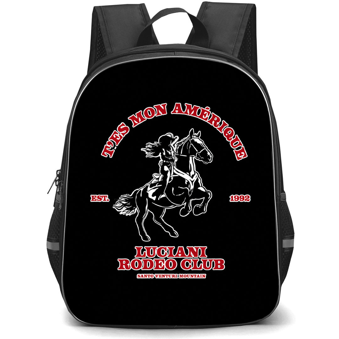 Clara Luciani Backpack School Bag StudentPack - Clara Luciani Rodeo Club Silhouette Art