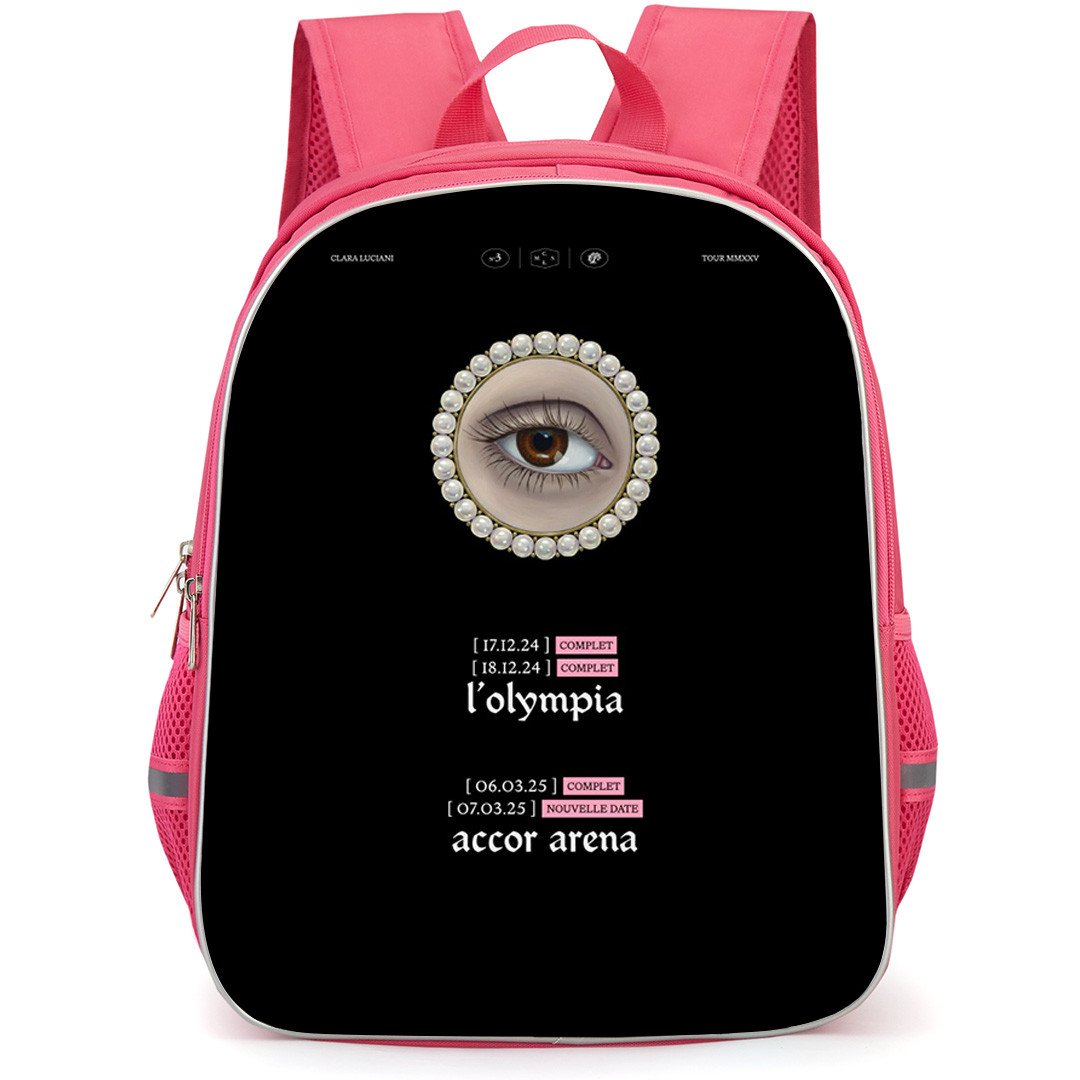 Clara Luciani Backpack School Bag StudentPack - Clara Luciani MMXXV Tour Poster