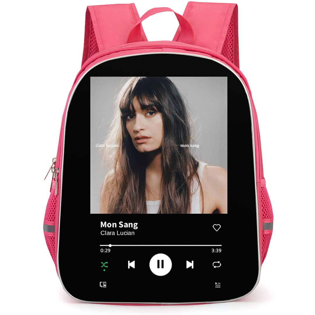 Clara Luciani Backpack School Bag StudentPack - Clara Luciani Mon Sang Album Cover