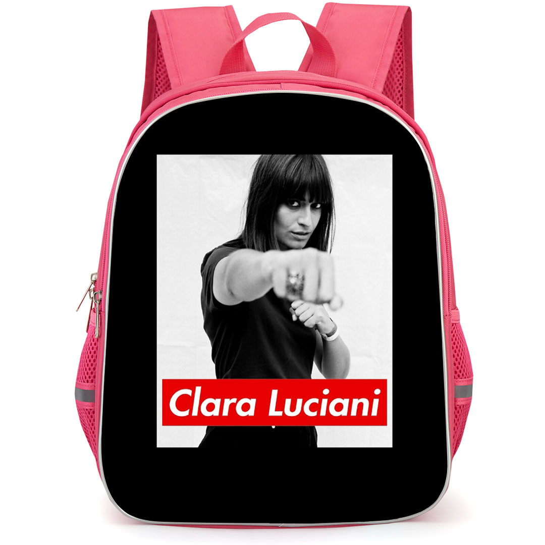 Clara Luciani Backpack School Bag StudentPack - Clara Luciani Punching Pose